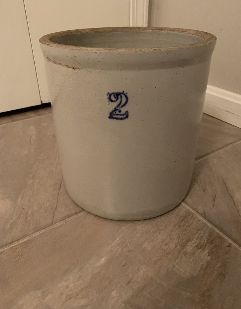 CROCK #2 Ransbottom Pottery Crock Pickles Farmhouse Country