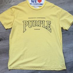 Purple Men Shirt Large 