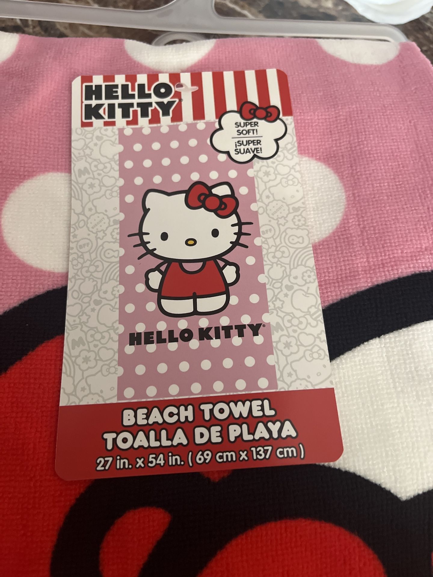 Hello Kitty Polka Dots Towel