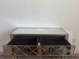 Mirrored night stand