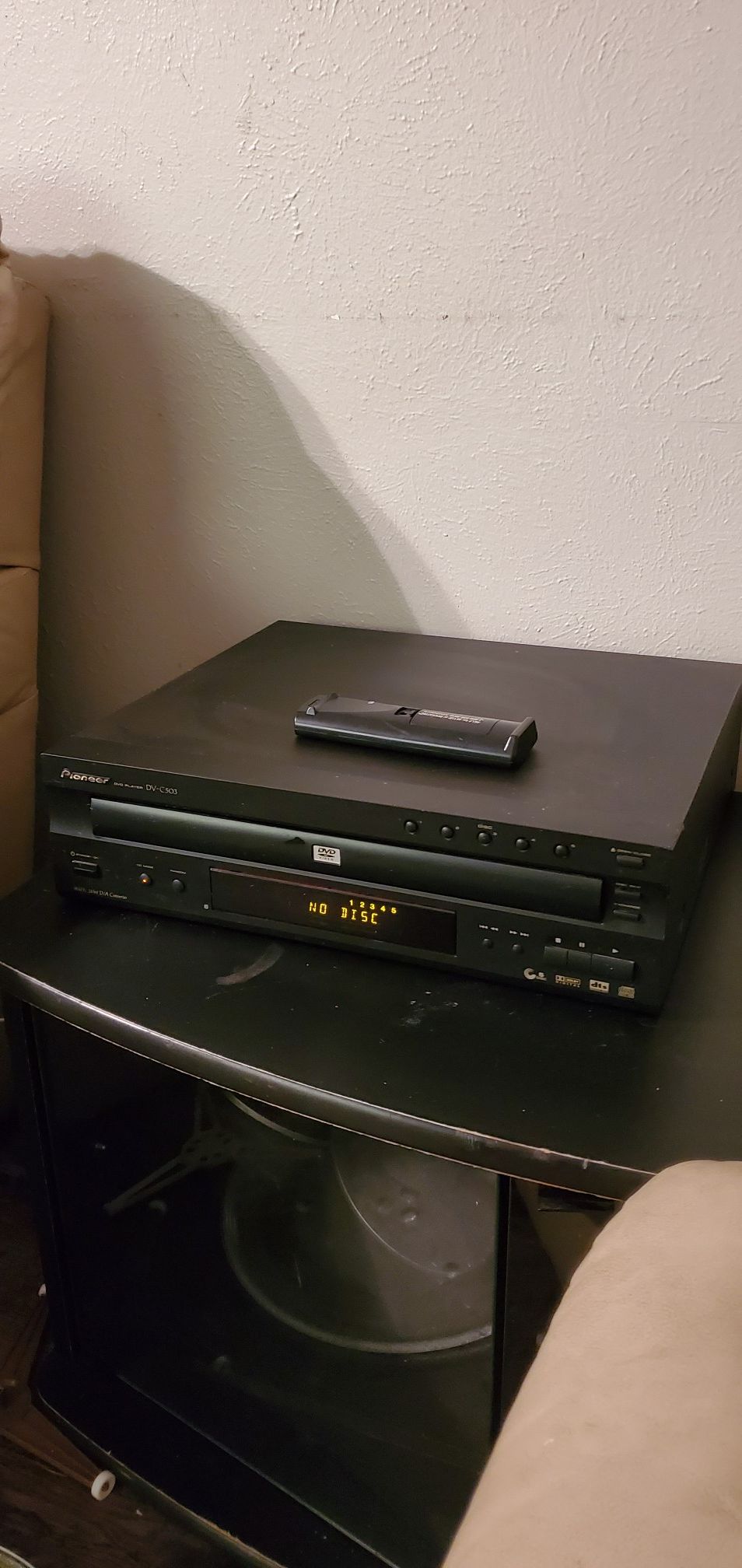 pioneer dvd player 5 cd changer.