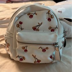 Cute Cherry Mini Backpack 
