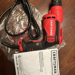 New Craftsman 7 amps 3/8 in. Corded Drill Driver