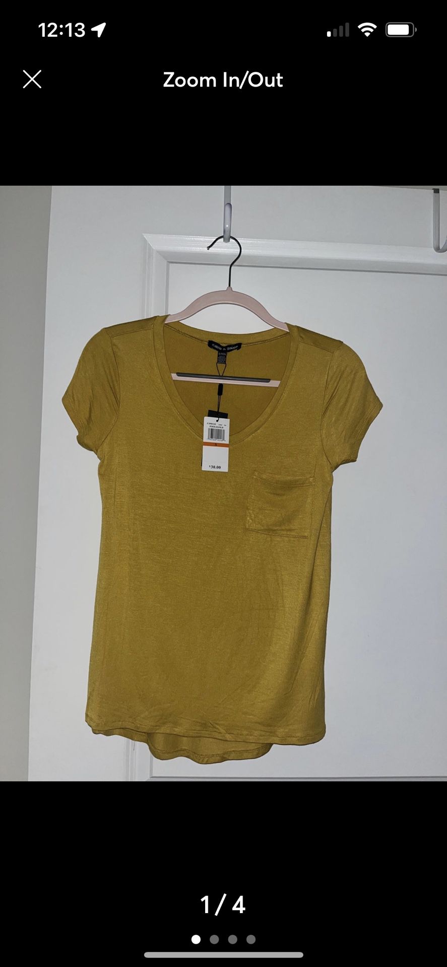 LuLaRoe Yellow Cotton T-shirt