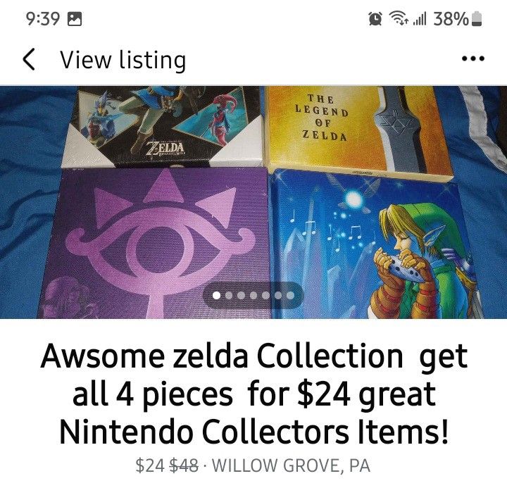 Nice Set Of Zelda Pictures Get Everything Here For $ 24