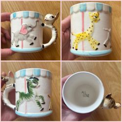 Vintage Children’s Carousel Mug 