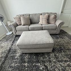 Good As New Sofa Bed and Ottoman 