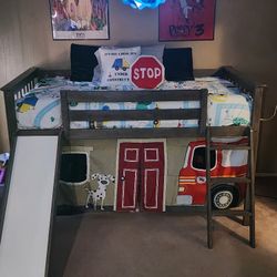 Loft Bed W/hideout & Slide