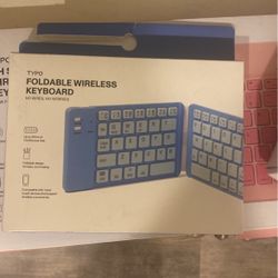 Fold Up Wireless Keyboard 
