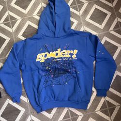 Spider Worldwide Hoodie “ Blue & Yellow”