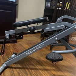 Row & ride exercise machine