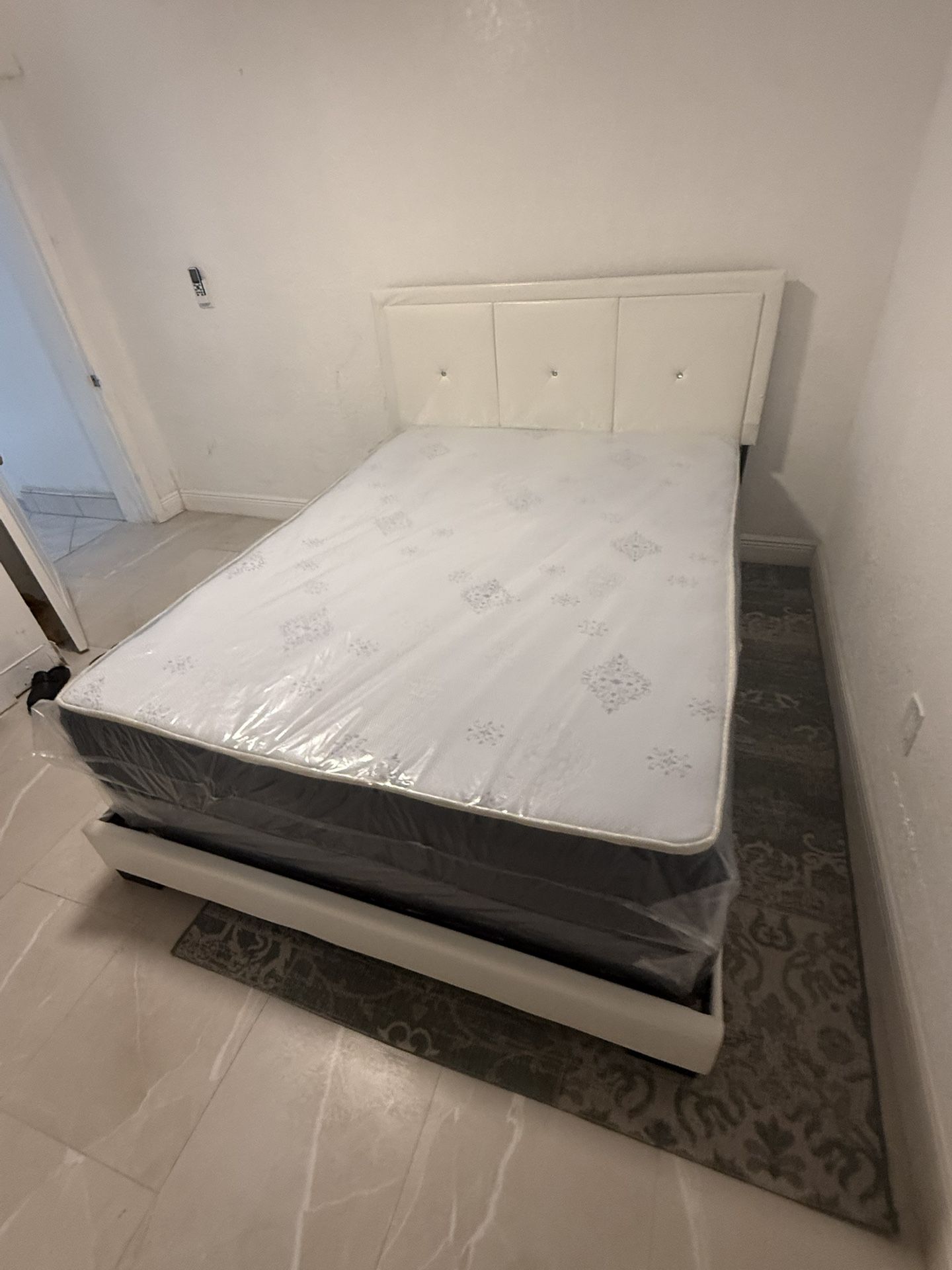 Queen Size Bed Frame With Mattress And All New Furniture And Free Delivery