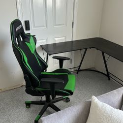 brand new gaming office chair and corner desk 