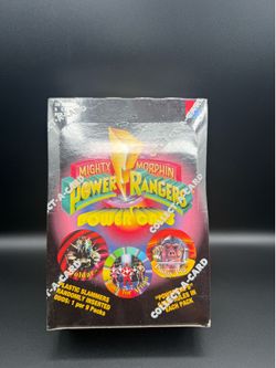 Vintage Power Rangers Sealed Box Pogs and slammers!