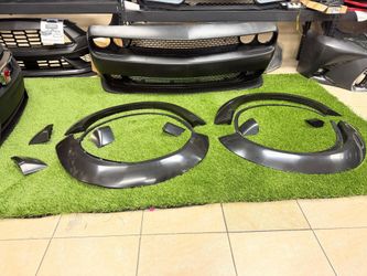 Fits 15-23 Dodge Challenger Hellcat Style Widebody Conversion Front Bumper Kit

PREMIUM QUALITY!!!