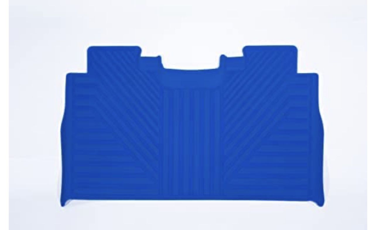 August Auto Custom Fit for F150 Rear 1pc car Floor mats (Blue)