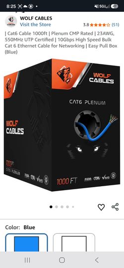 CAT6 cable 1000ft