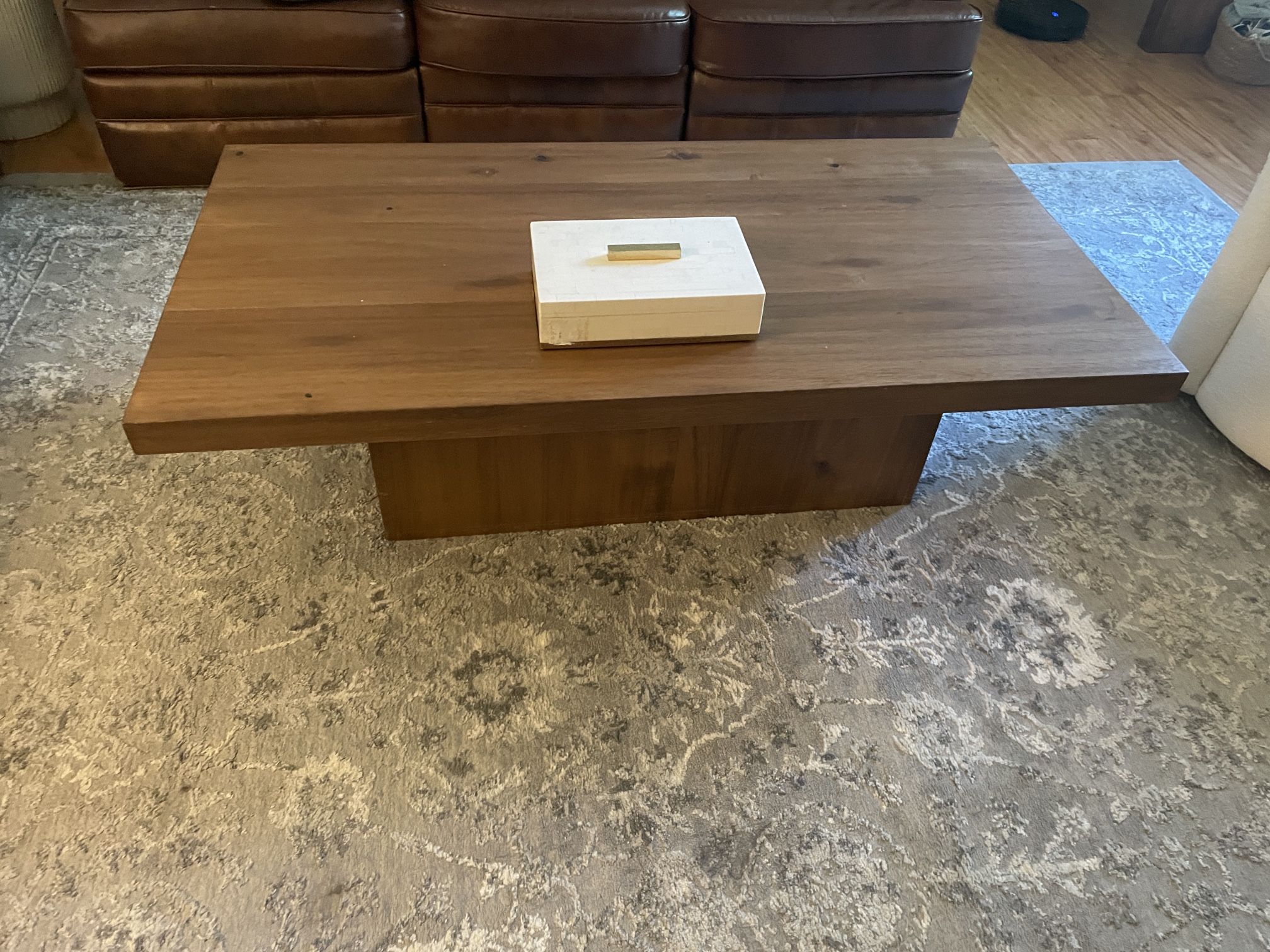 Large Acacia Wood Coffee Table World Market