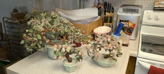 Vintage Asian Bonsai sculptors