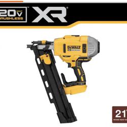Brand new in a box DEWALT 20V MAX XR Lithium-Ion Electric Cordless Brushless 2-Speed 21° Plastic Collated Framing Nailer
