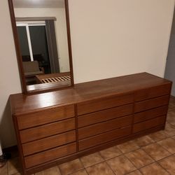 Danish Teak Aksel Kjersgaard Mirror
