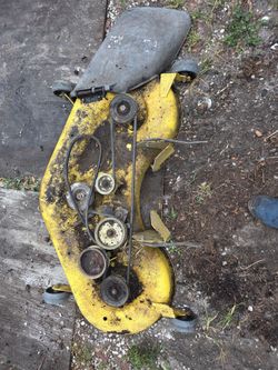 ((READ AD))((48" LA, D, E--SERIES Johndeere DECK)) riding mower