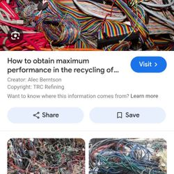 Pick up Eletrical Wire For Recycle