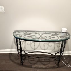 Glass Console Table