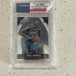 Autographed Embiid 2015-16 Panini #17 