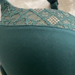 34D vS Olive Green Push Up Bra