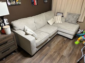 Sectional Couch - Oatmeal Color
