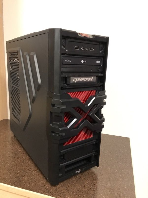 CybertronPC Patriot Gaming Desktop - AMD A4-6300 Dual-Core 3.7GHz Processor, 8GB DDR3 Memory, Radeon HD 8370D Graphics, 1TB HDD, 802.11bgn Wireless,