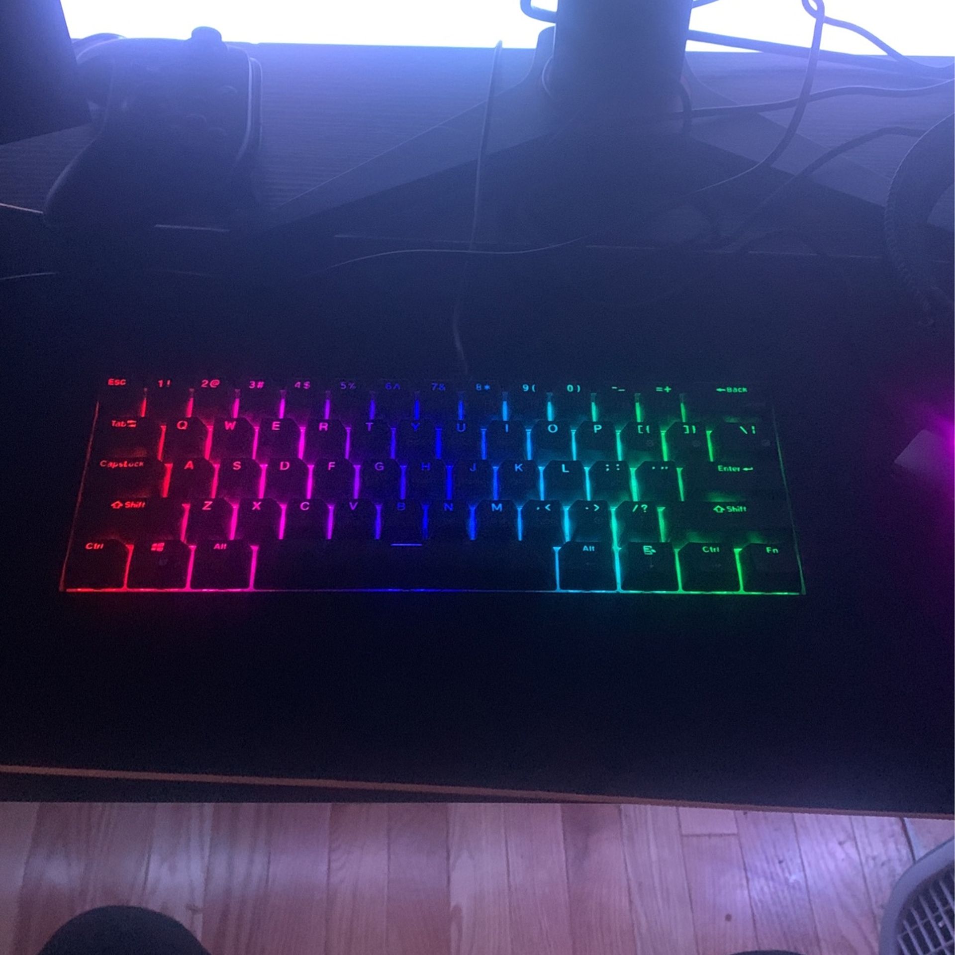 Rk61 60% Gaming Keyboard WIRELESS/WIRED Hot Swappable brown Switches