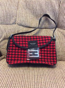NEW KATE SPADE NEW YORK PURSE BLACK AND RED