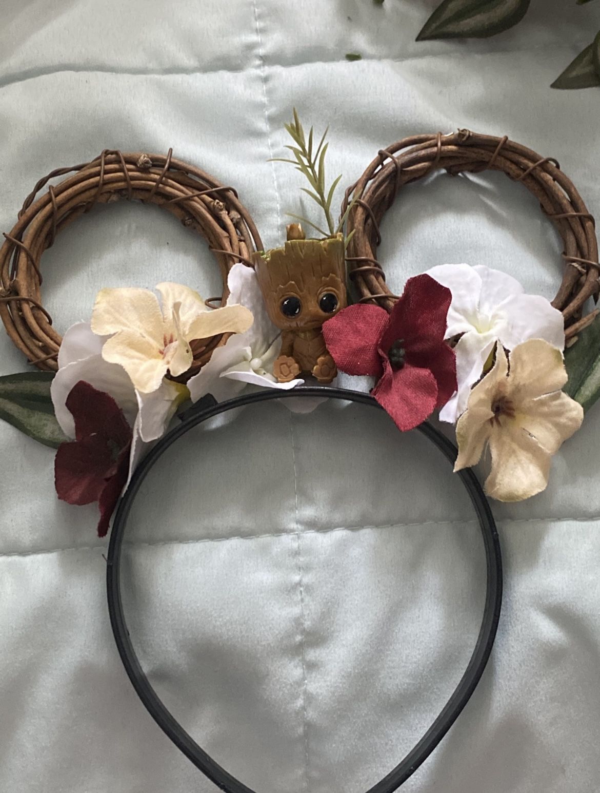 Disney ears- Groot, Floral