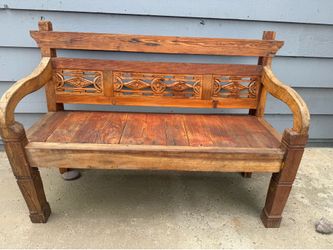 Teak bench from Bali