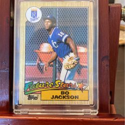 Future Stars Bo Jackson Base ball Card