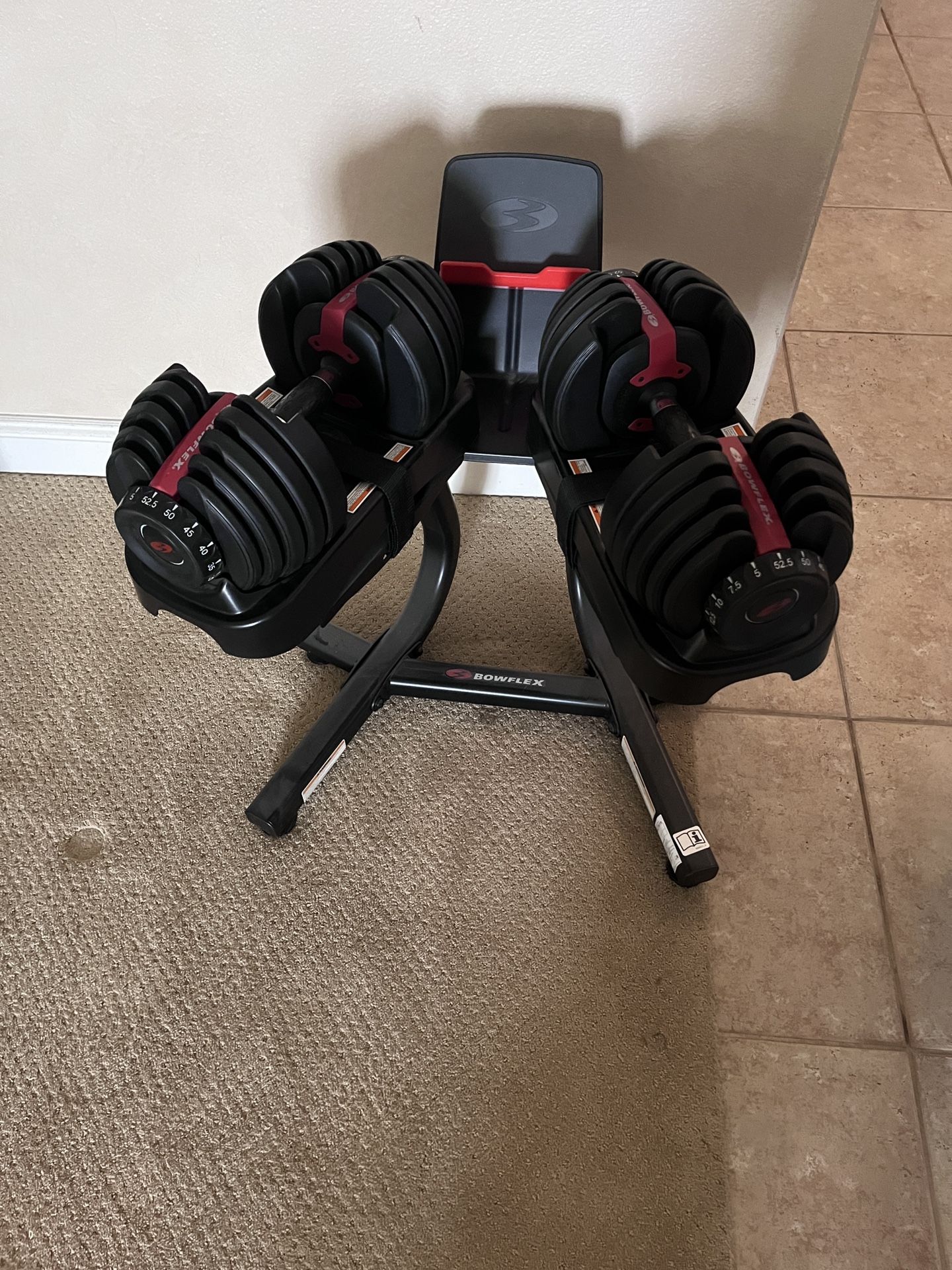 Bowflex Adjustable Dumbbell 5-52.5 Lbs
