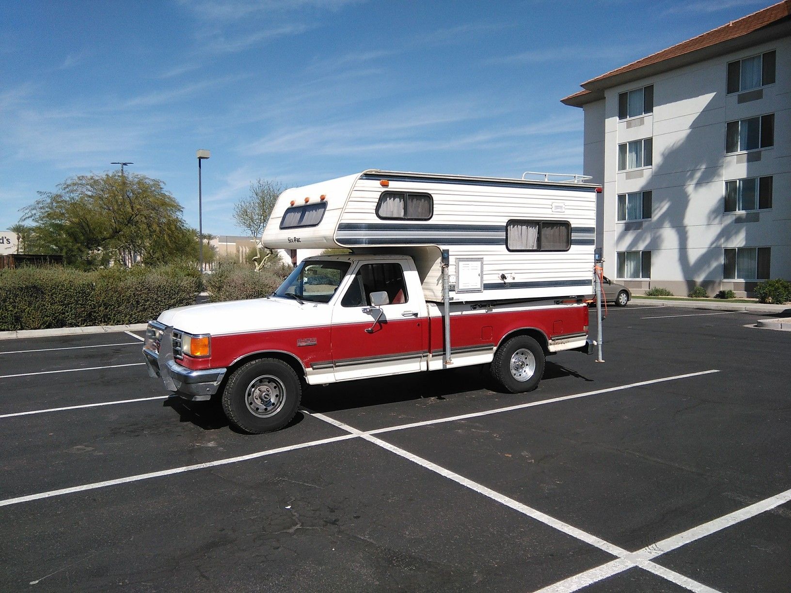 1995-96 Six pac truck camper