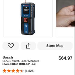 Bosch Blaze 100ft Meter