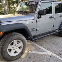 Jeep Running Boards , Wheels+Tires, Taillights (no Other Parts For Sale)