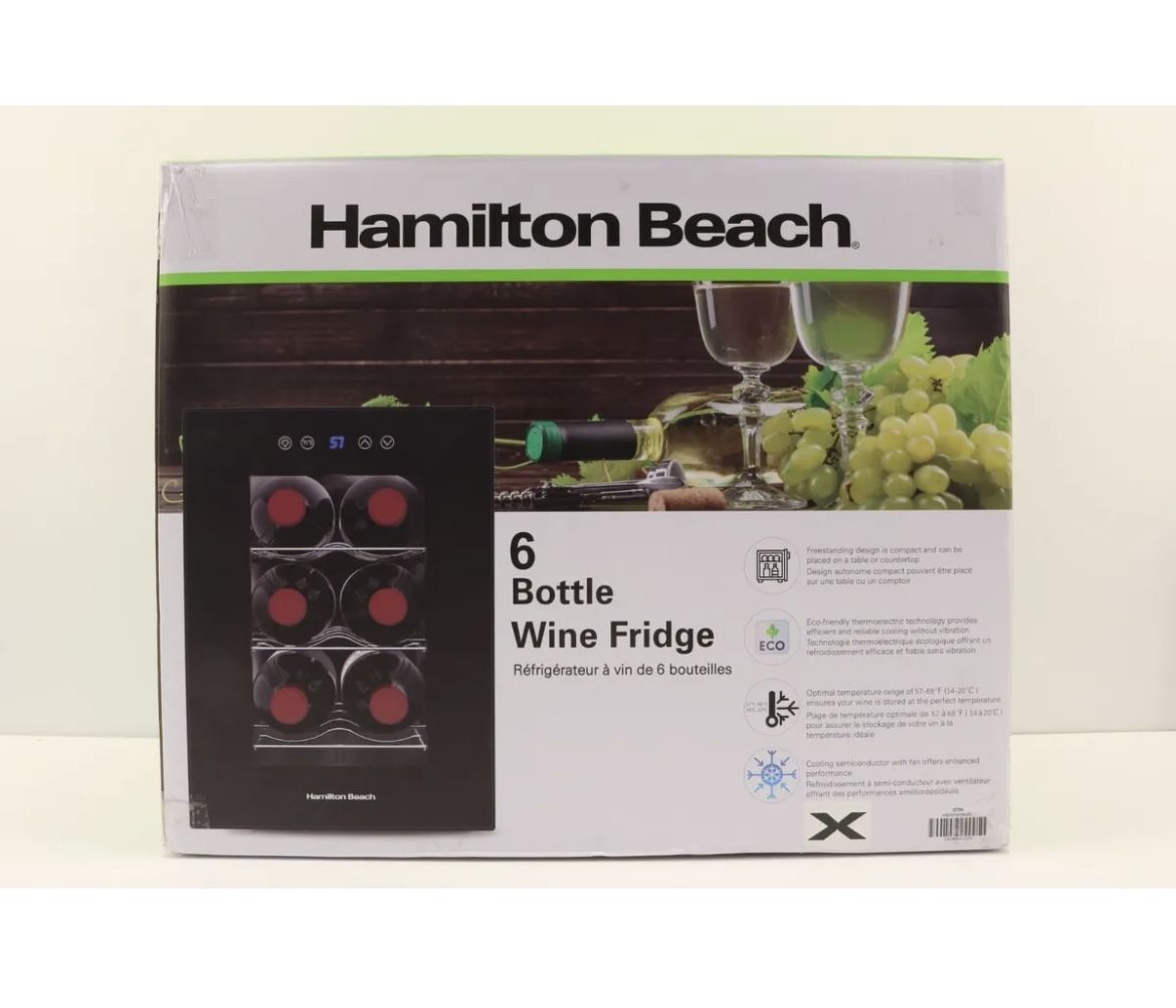 Hamilton Beach 6 Bottle Wine Fridge