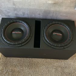 2 American Bass 15’s 2500Watt Subs 