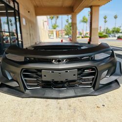 16-23 Chevy Camaro 1LE Style Front Bumper Cover Unpainted Black PP