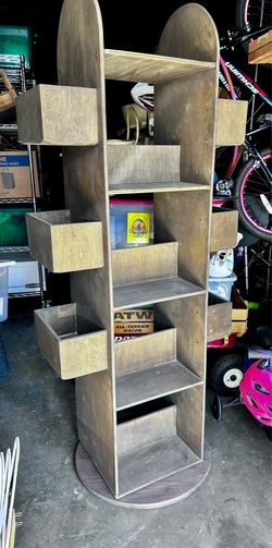 Wooden Bookshelf