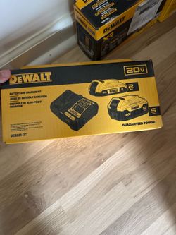 Dewalt Batteries 5.0 and 2.0 plus charger