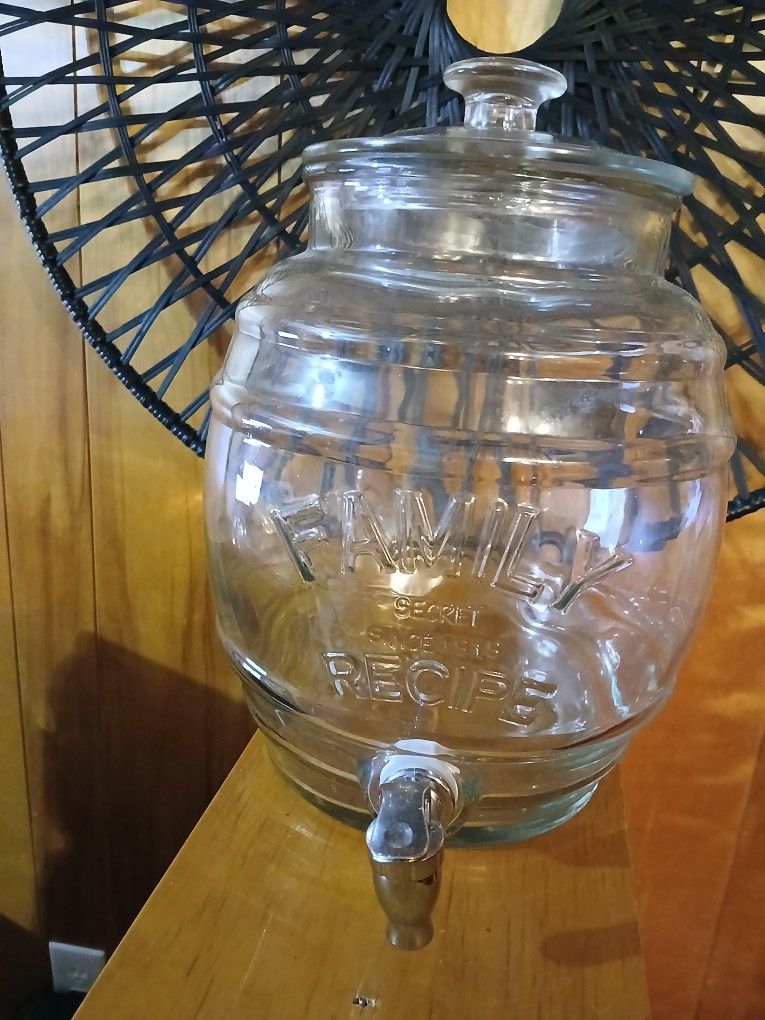 Glass Beverage Container 