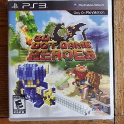 3D Dot Game Hero's PS3 (Complete - CIB)