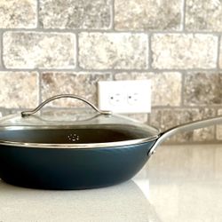 Seasoned Flat Bottom Carbon Steel Wok – Very Good Condition + Free Cookbook