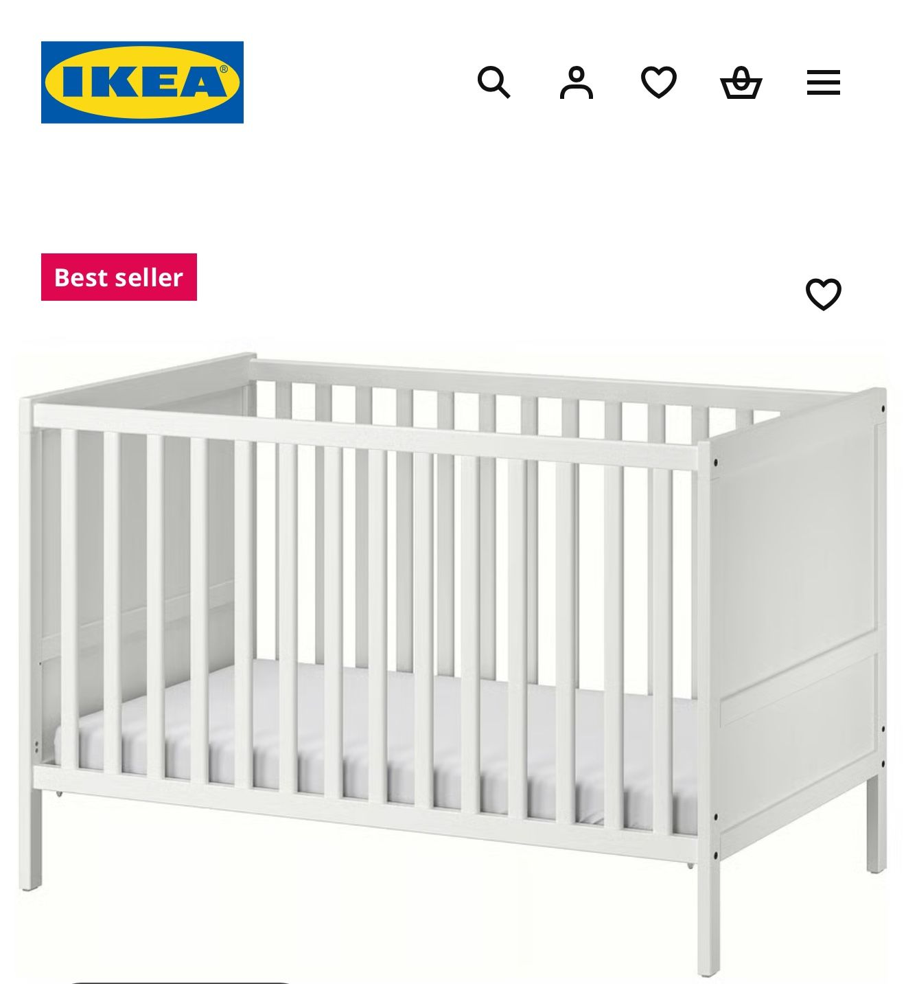 IKEA Sundvik Crib/Bed